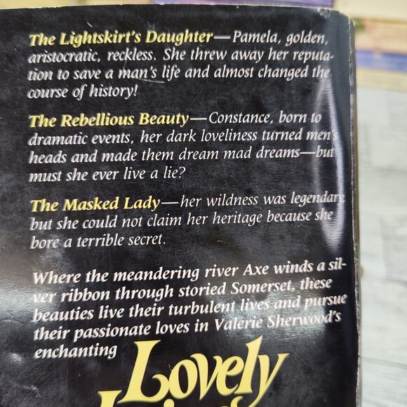 Lovely Lying Lips by Valerie Sherwood 1983 First Print Warner Paperback Romance - Picture 6 of 14